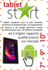 Start Tablet, il miglior rapporto qualit� / prezzo per il massimo di Android