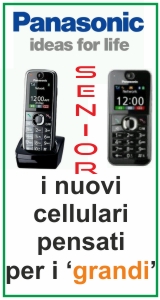 la linea senior dei cellulari PANASONIC
